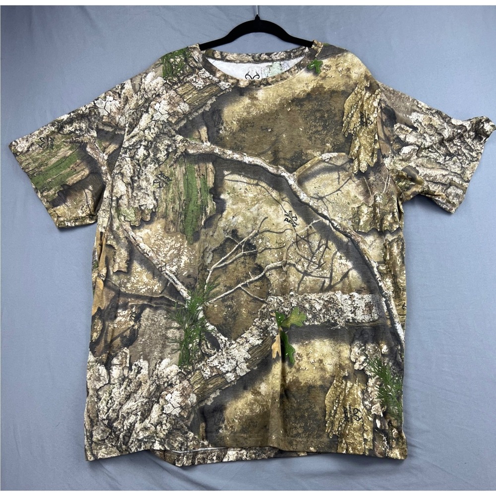 Realtree T-Shirt Mens 3XL APX Camo Short Sleeve Hunting Tee RTAPX NWT